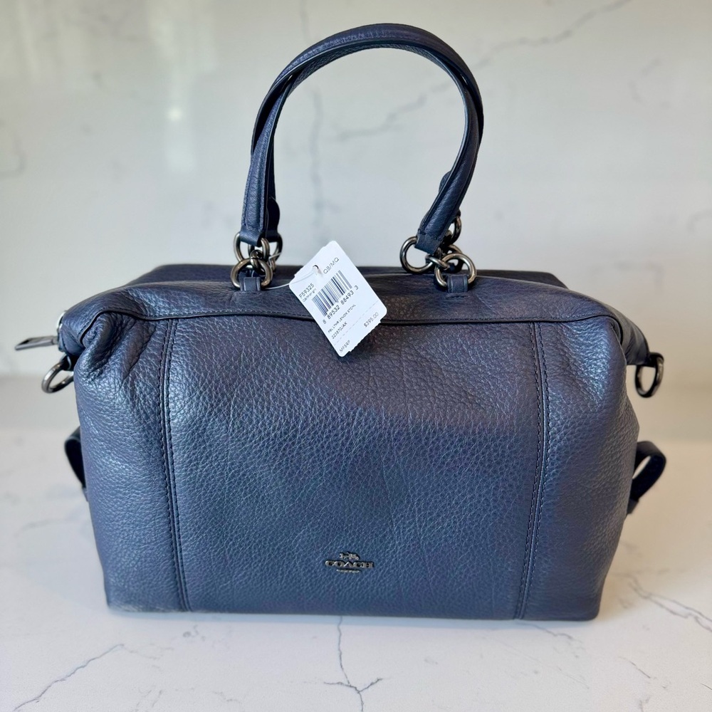 Coach Blue Leather Bag